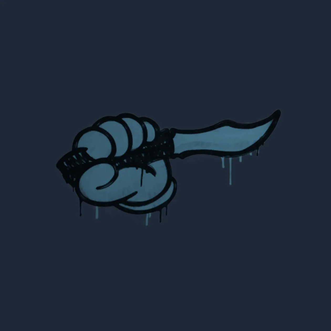 Sealed Graffiti | Backstab (Monarch Blue)