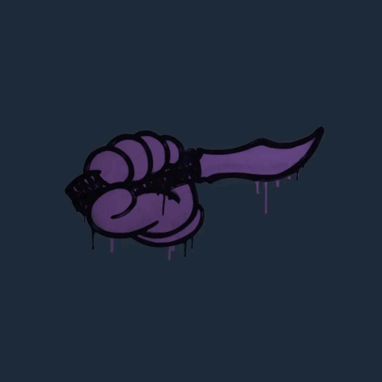 Sealed Graffiti | Backstab (Monster Purple)