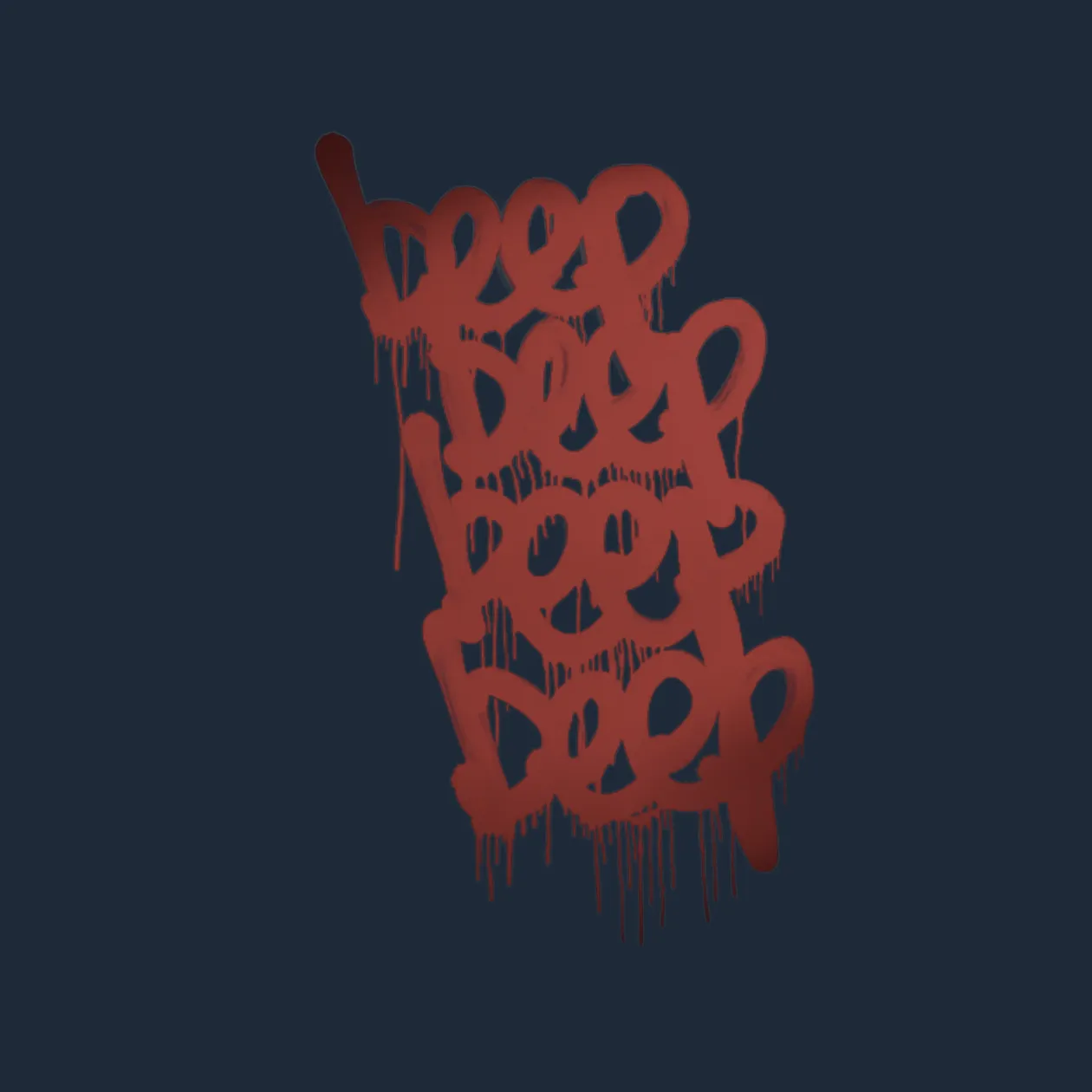 Sealed Graffiti | BEEP (Blood Red)