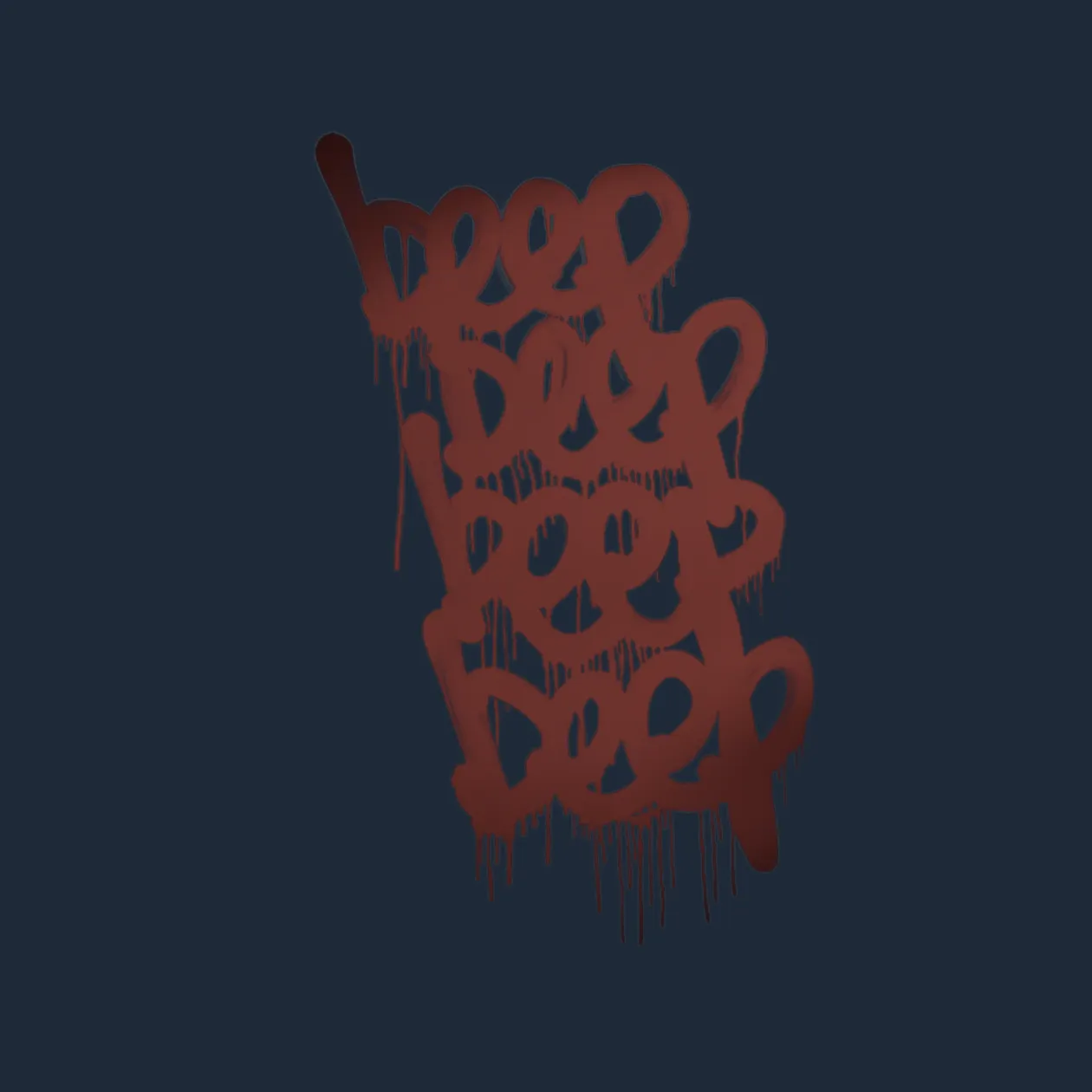 Sealed Graffiti | BEEP (Brick Red)