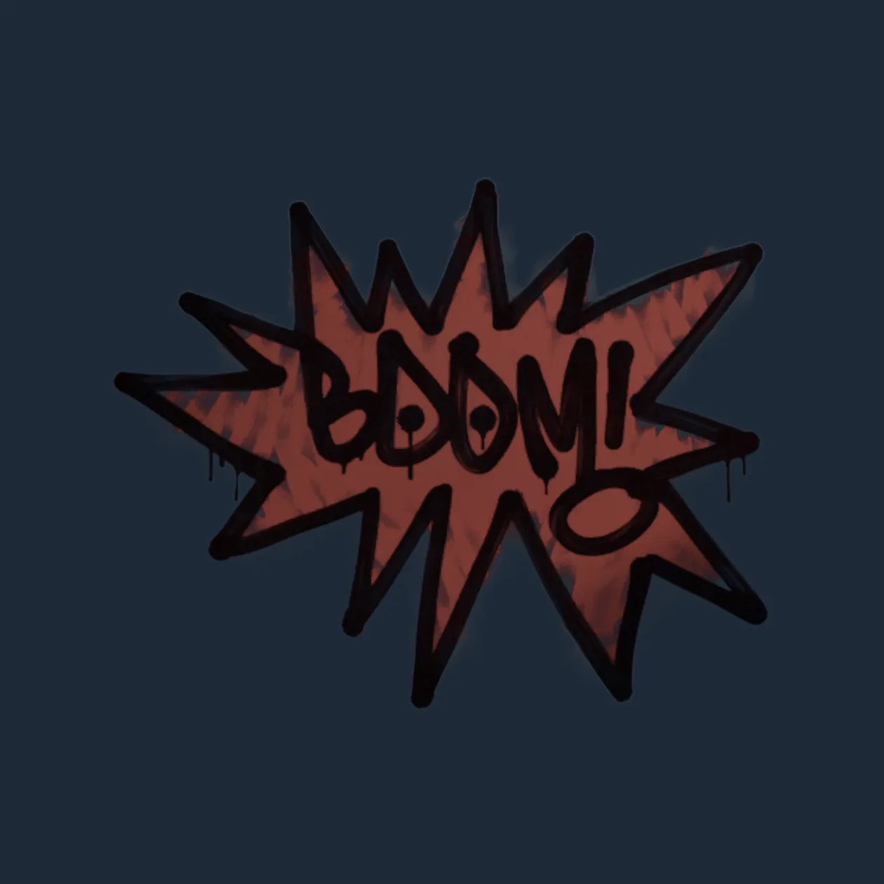 Sealed Graffiti | BOOM (Brick Red)