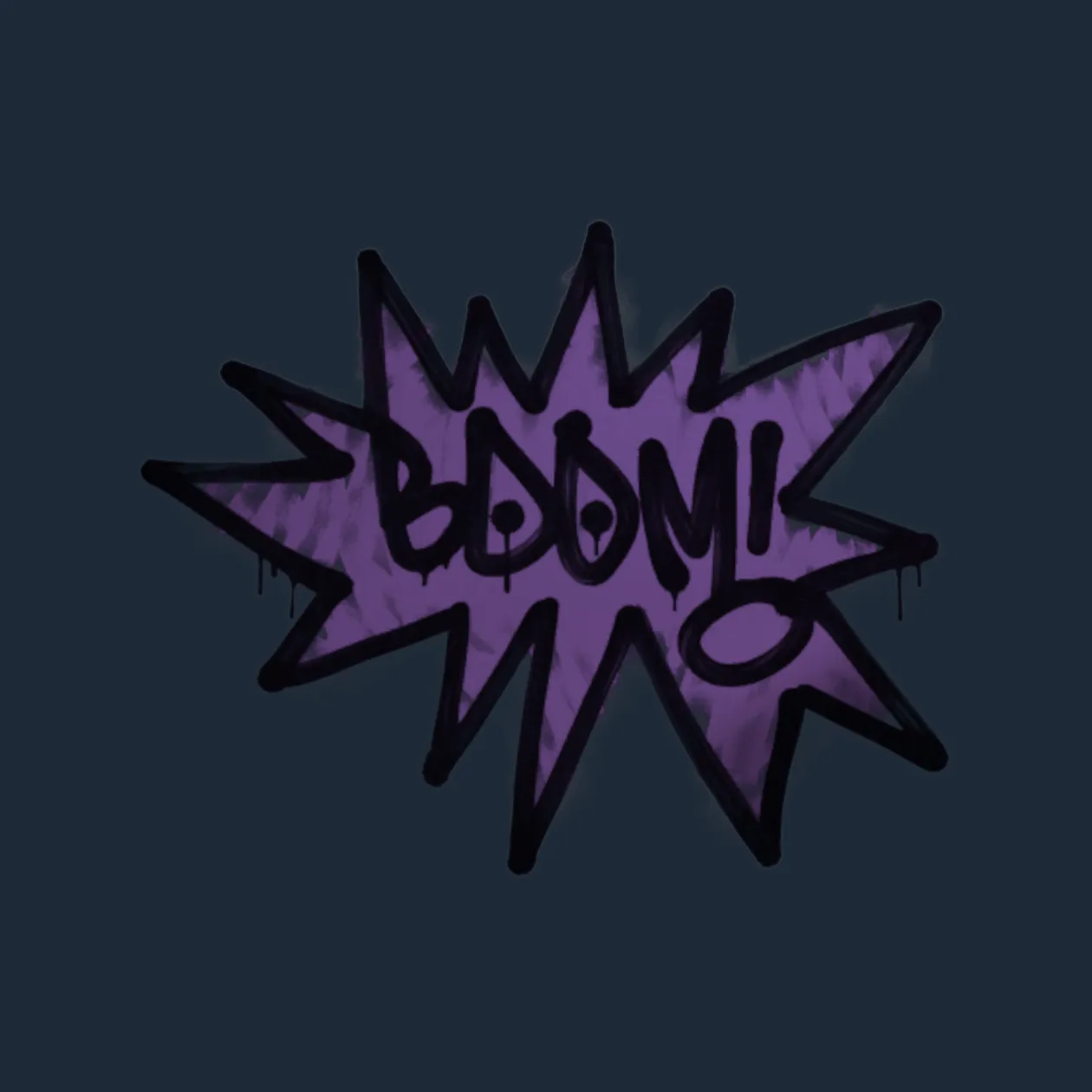 Sealed Graffiti | BOOM (Monster Purple)
