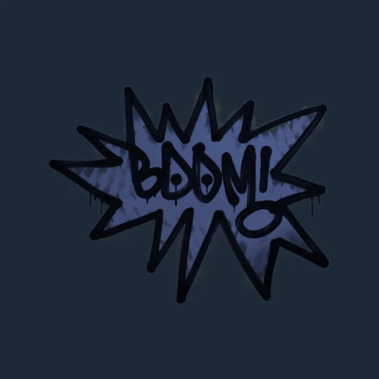 Sealed Graffiti | BOOM (Swat Blue)