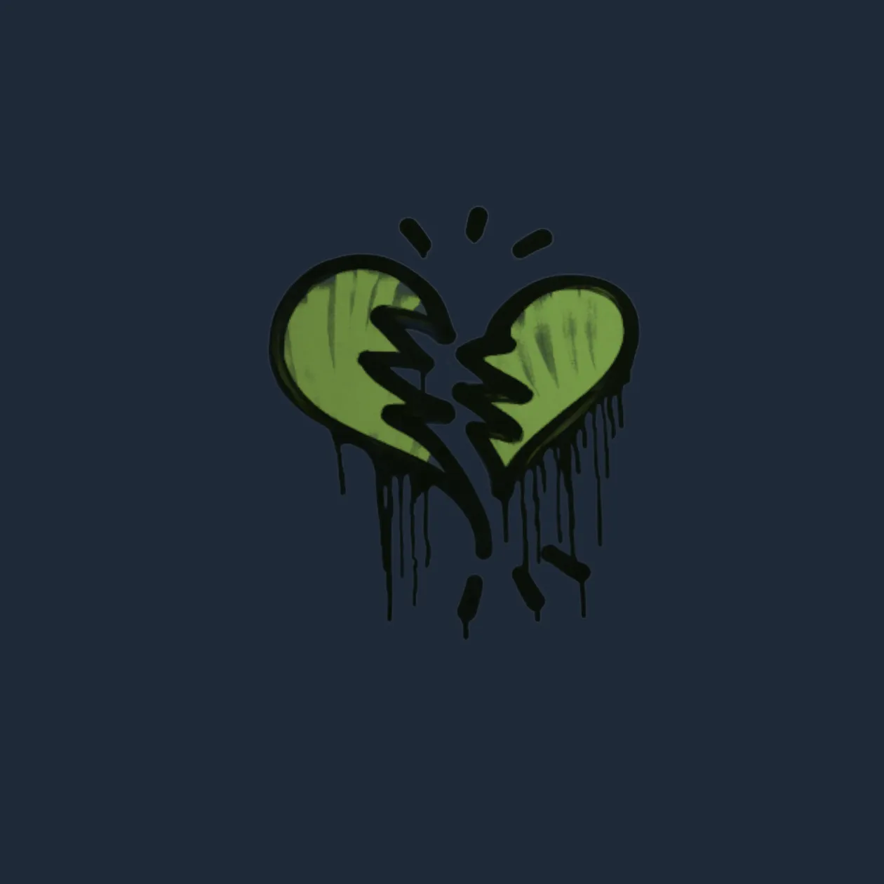 Sealed Graffiti | Broken Heart (Battle Green)