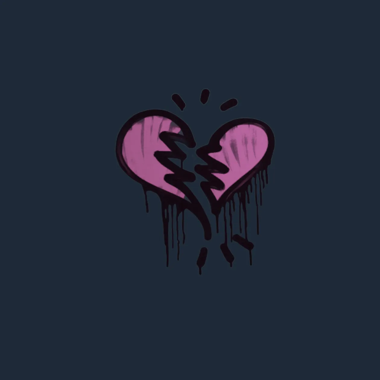 Sealed Graffiti | Broken Heart (Bazooka Pink)