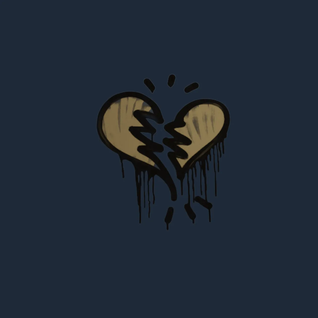 Sealed Graffiti | Broken Heart (Dust Brown)
