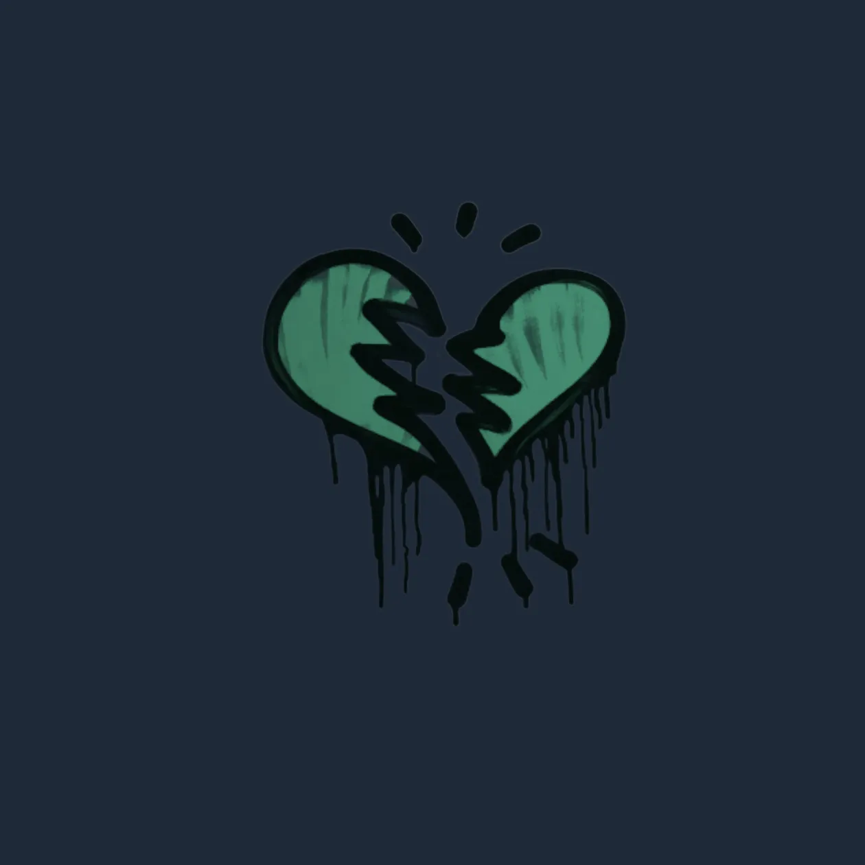 Sealed Graffiti | Broken Heart (Frog Green)