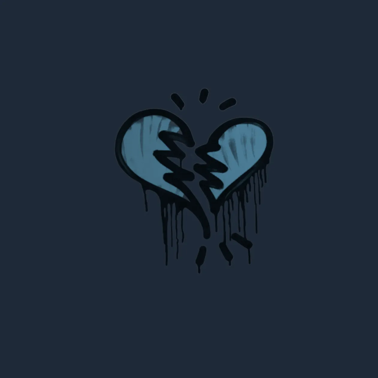 Sealed Graffiti | Broken Heart (Monarch Blue)
