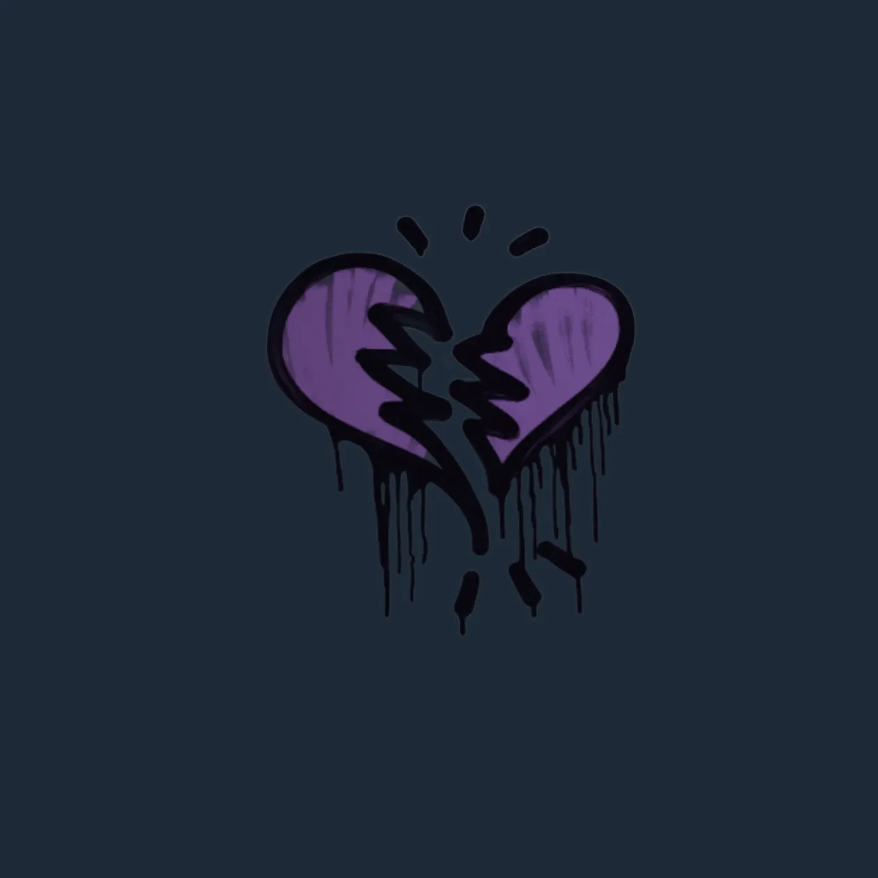 Sealed Graffiti | Broken Heart (Monster Purple)