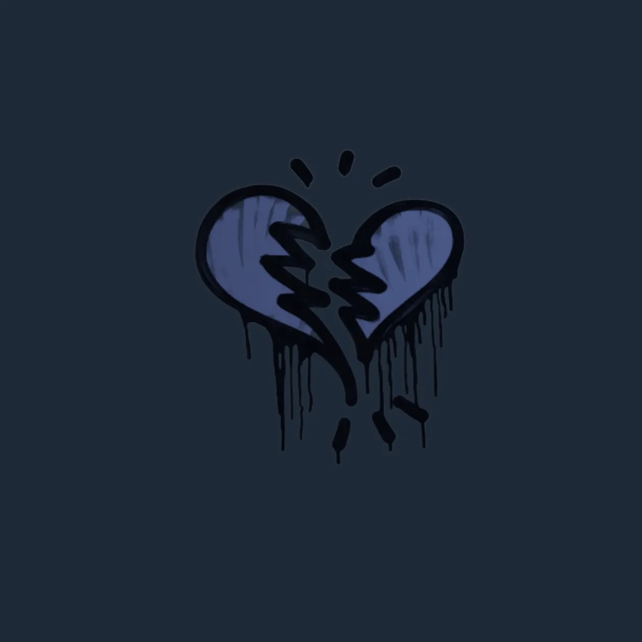 Sealed Graffiti | Broken Heart (Swat Blue)