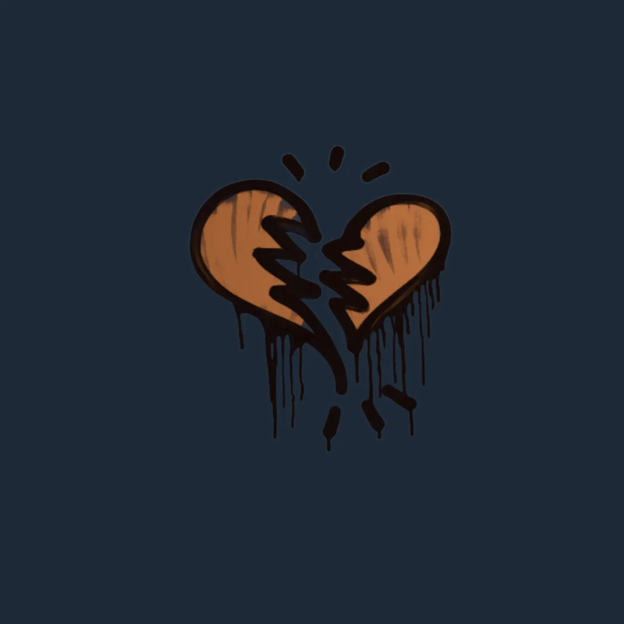 Sealed Graffiti | Broken Heart (Tiger Orange)