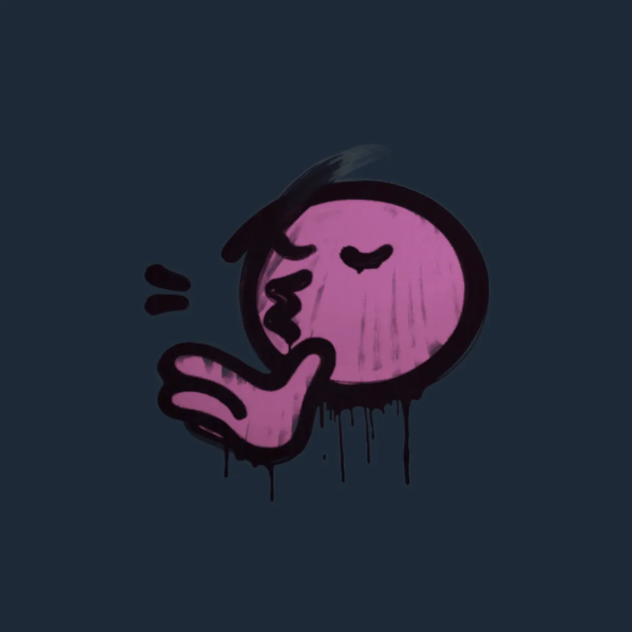 Sealed Graffiti | Chef Kiss (Bazooka Pink)