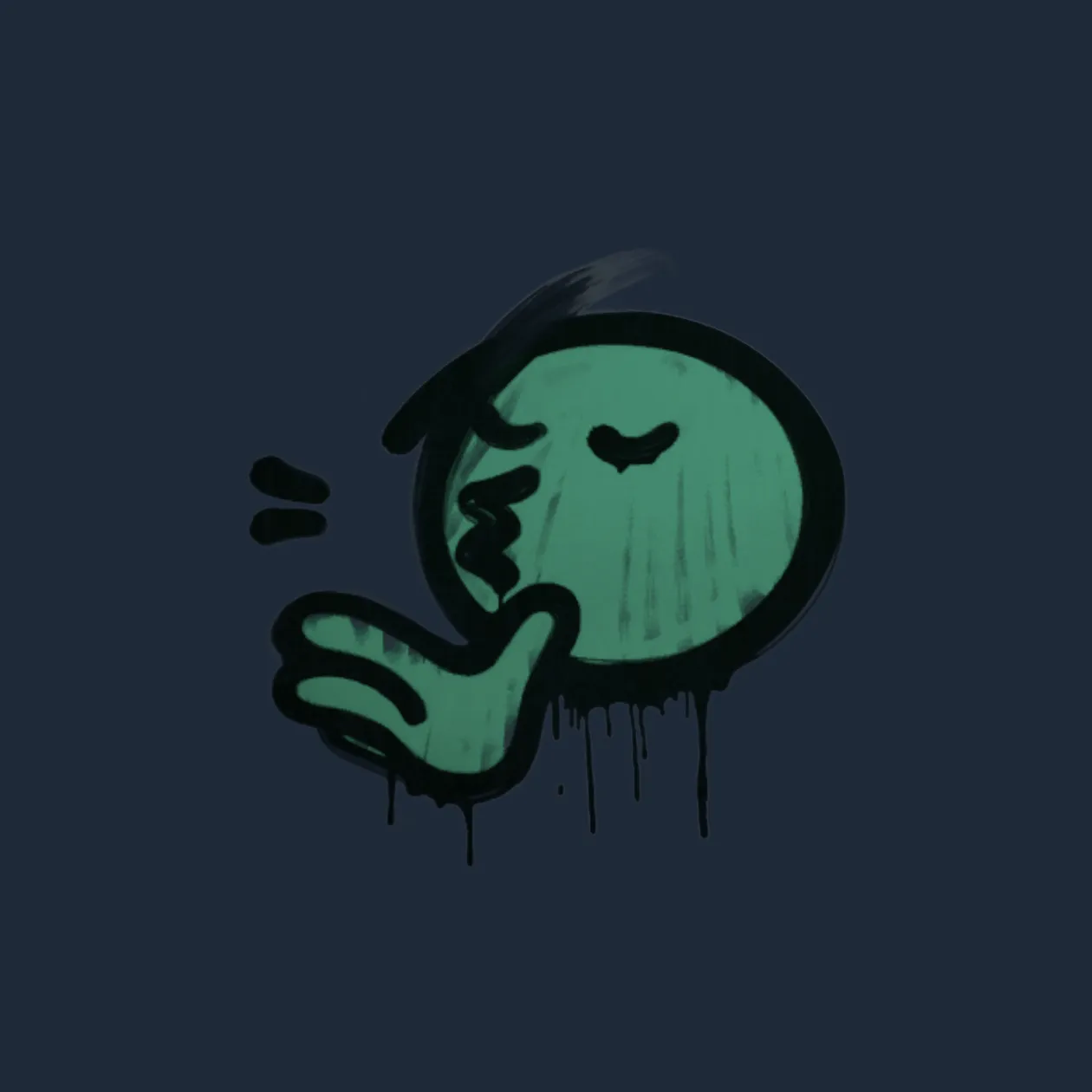 Sealed Graffiti | Chef Kiss (Frog Green)