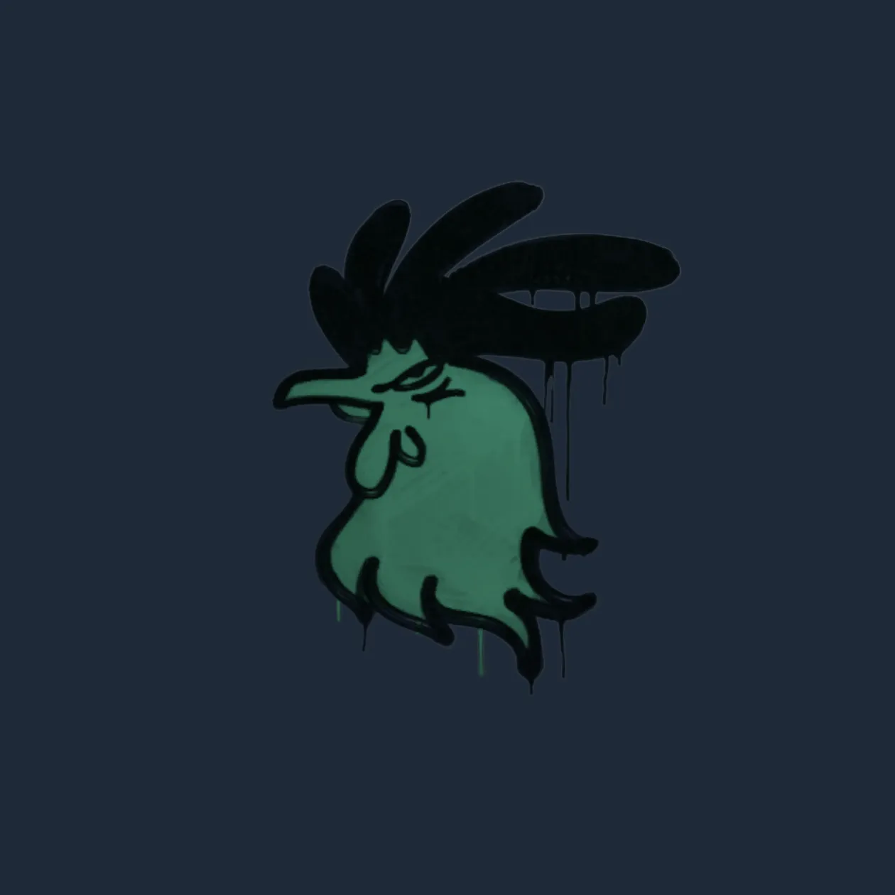 Sealed Graffiti | Cocky (Frog Green)