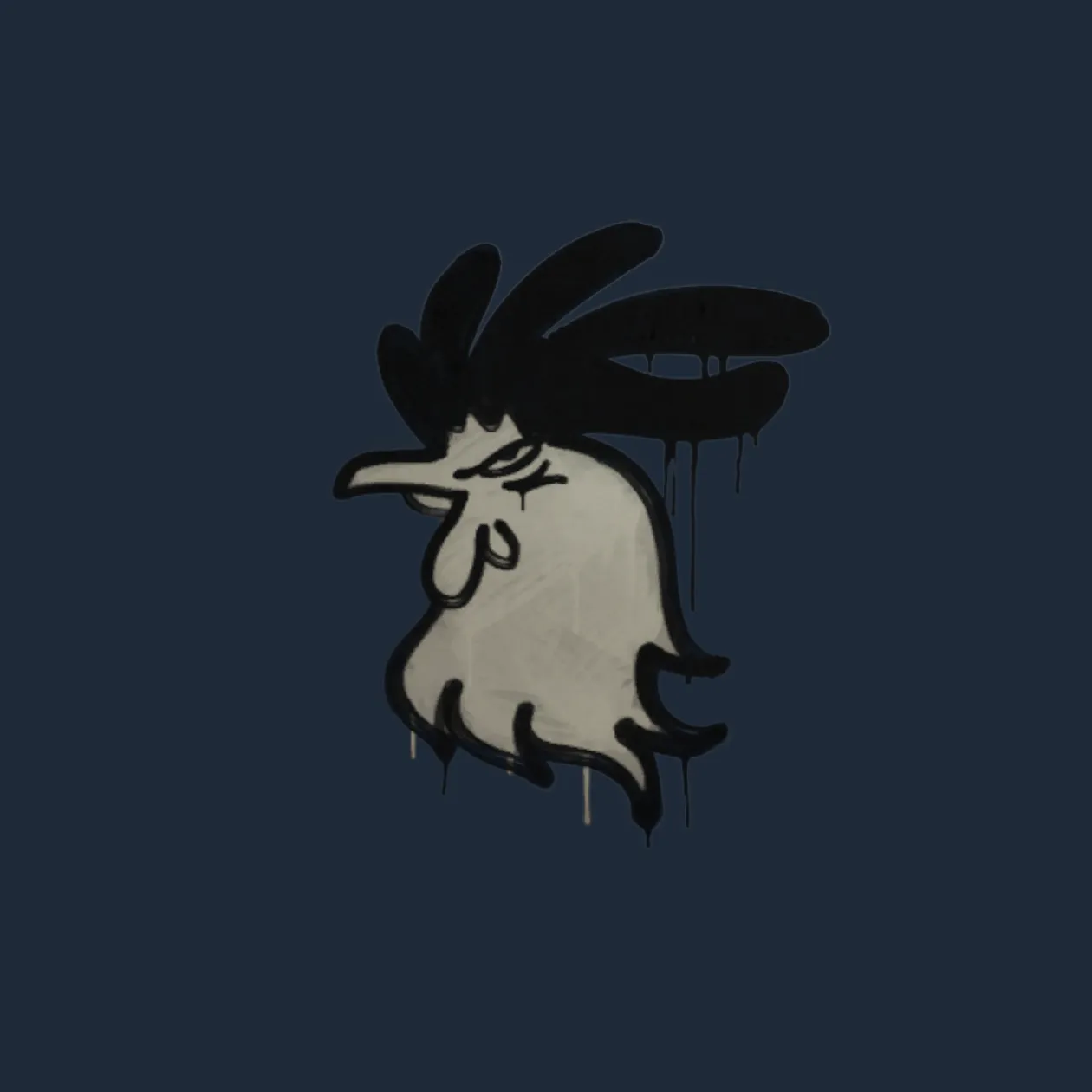 Sealed Graffiti | Cocky (Shark White)