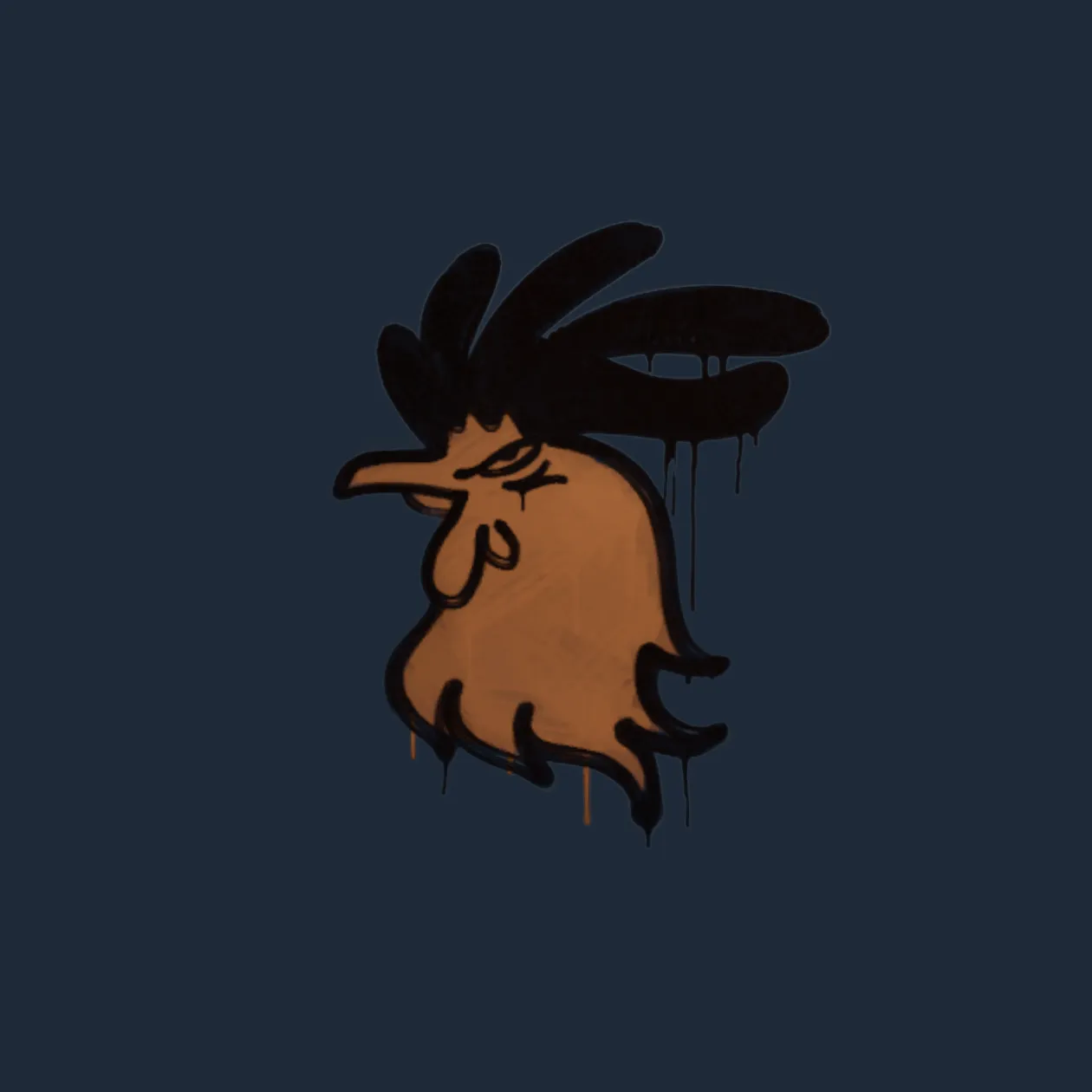 Sealed Graffiti | Cocky (Tiger Orange)