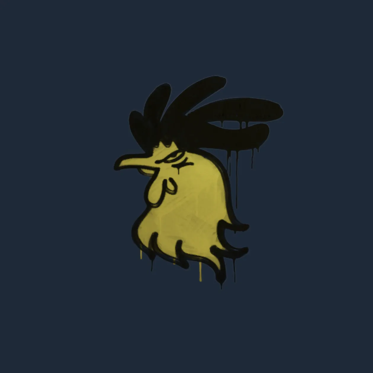Sealed Graffiti | Cocky (Tracer Yellow)
