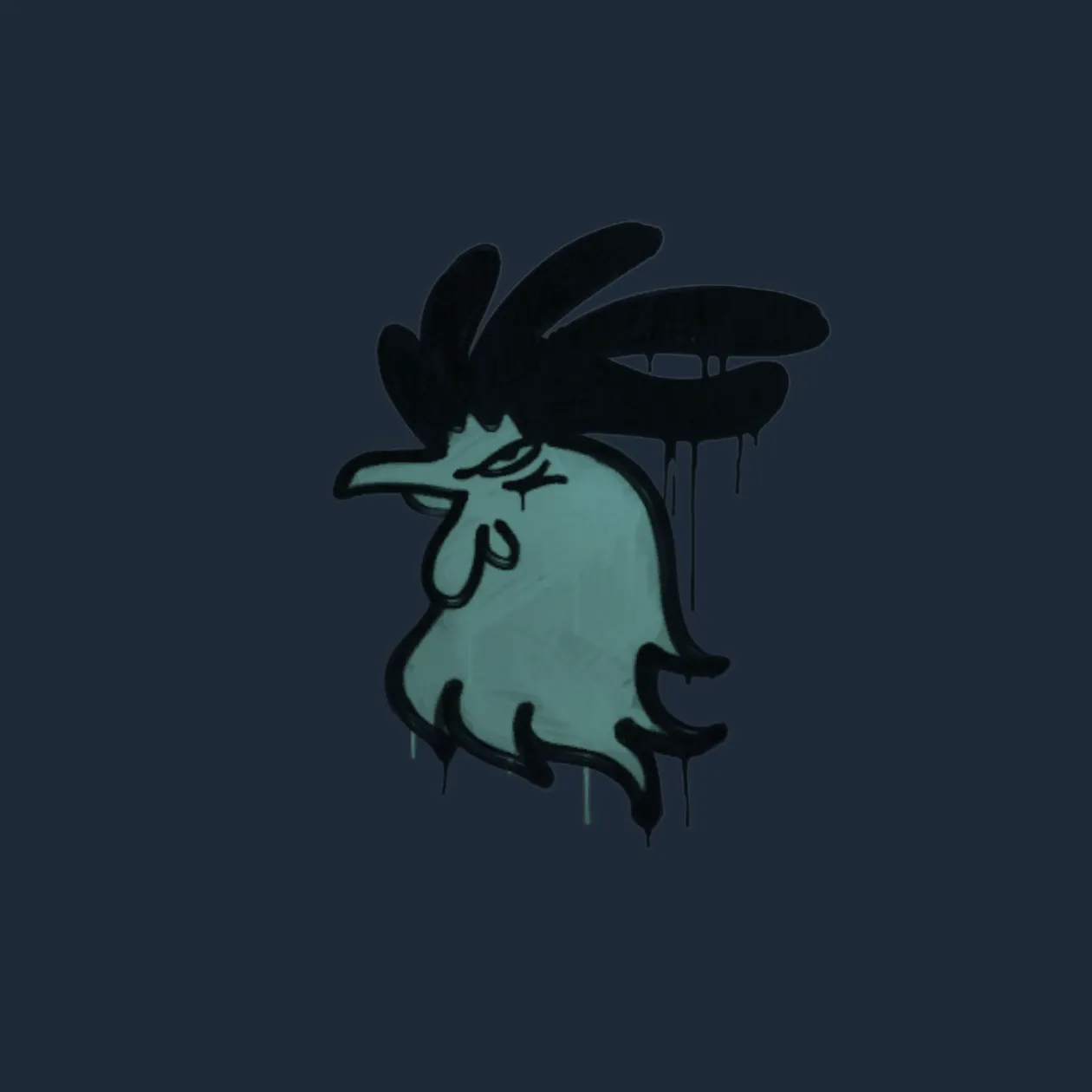 Sealed Graffiti | Cocky (Wire Blue)