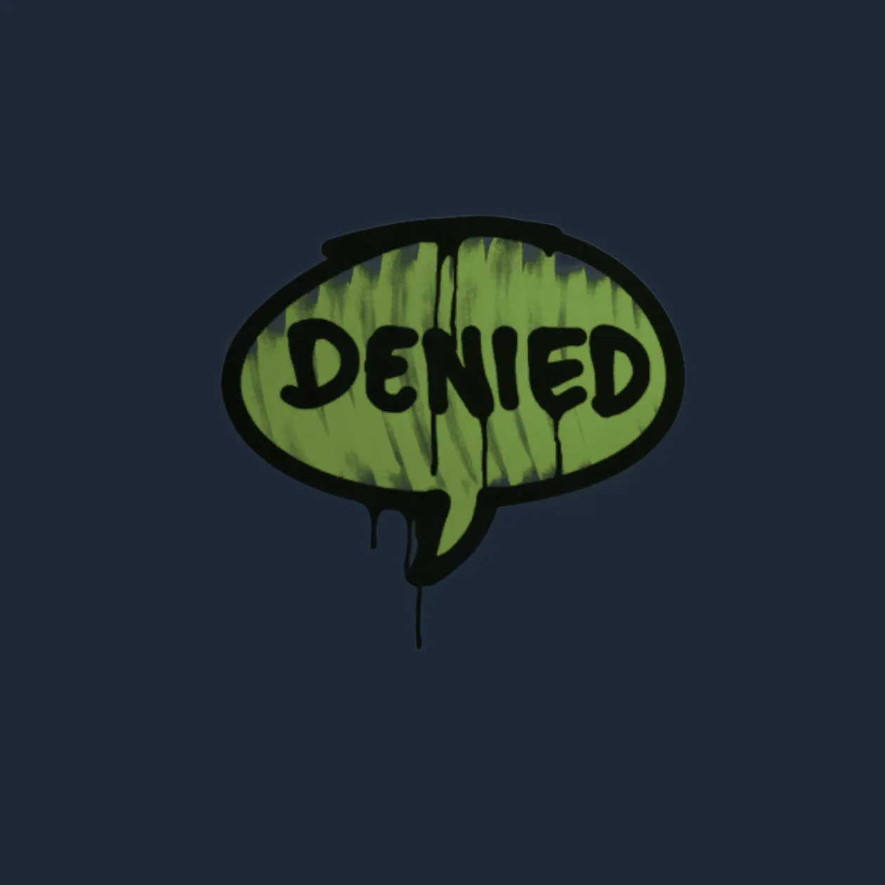 Sealed Graffiti | Denied (Battle Green)