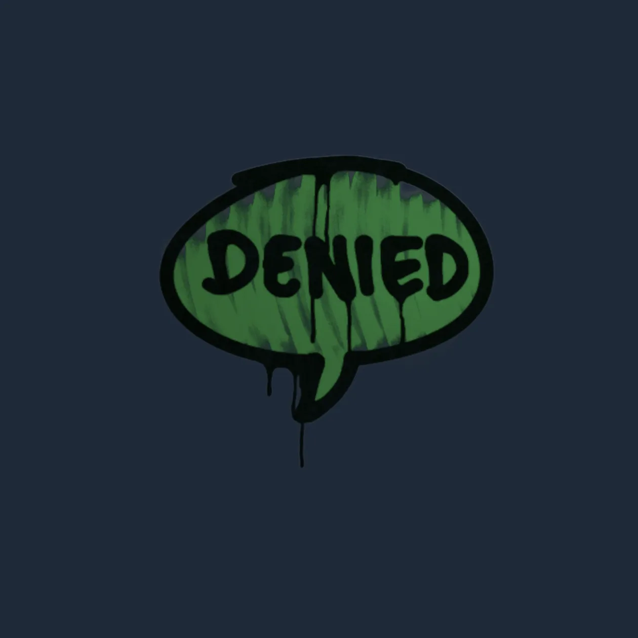 Sealed Graffiti | Denied (Jungle Green)