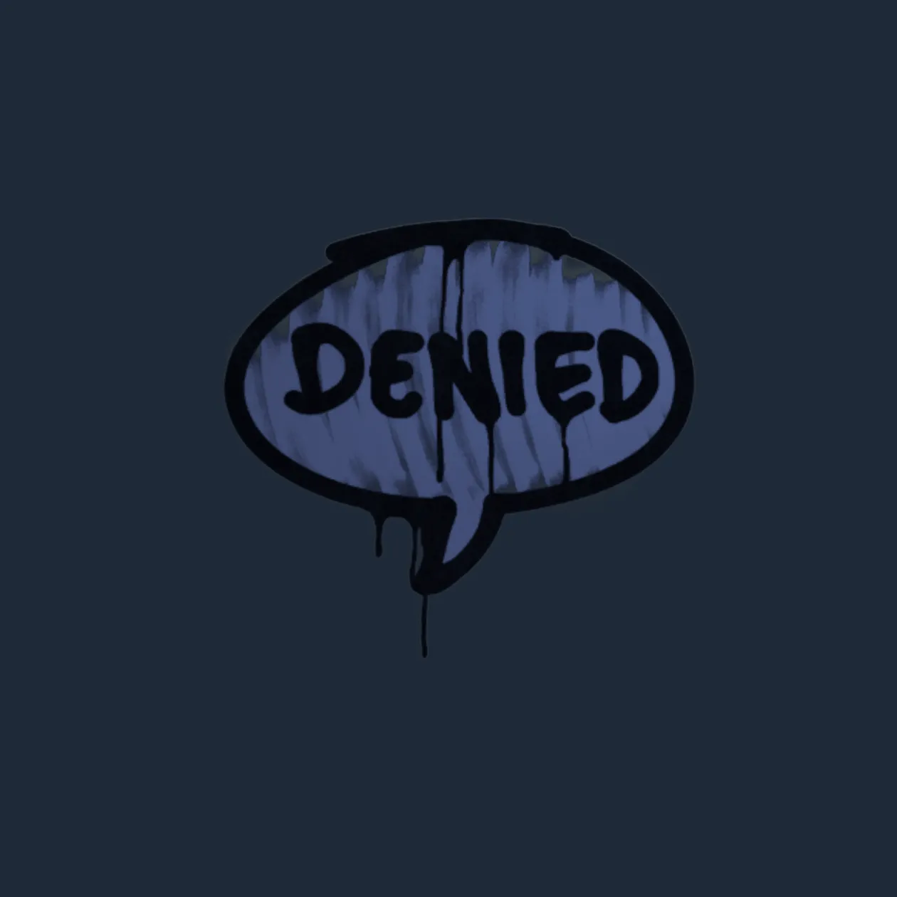 Sealed Graffiti | Denied (Swat Blue)
