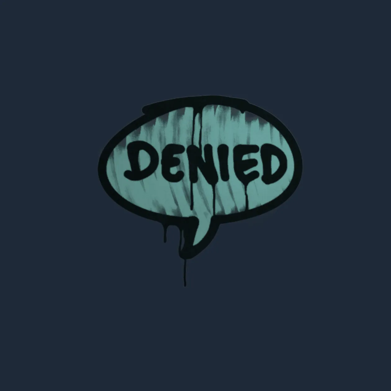 Sealed Graffiti | Denied (Wire Blue)