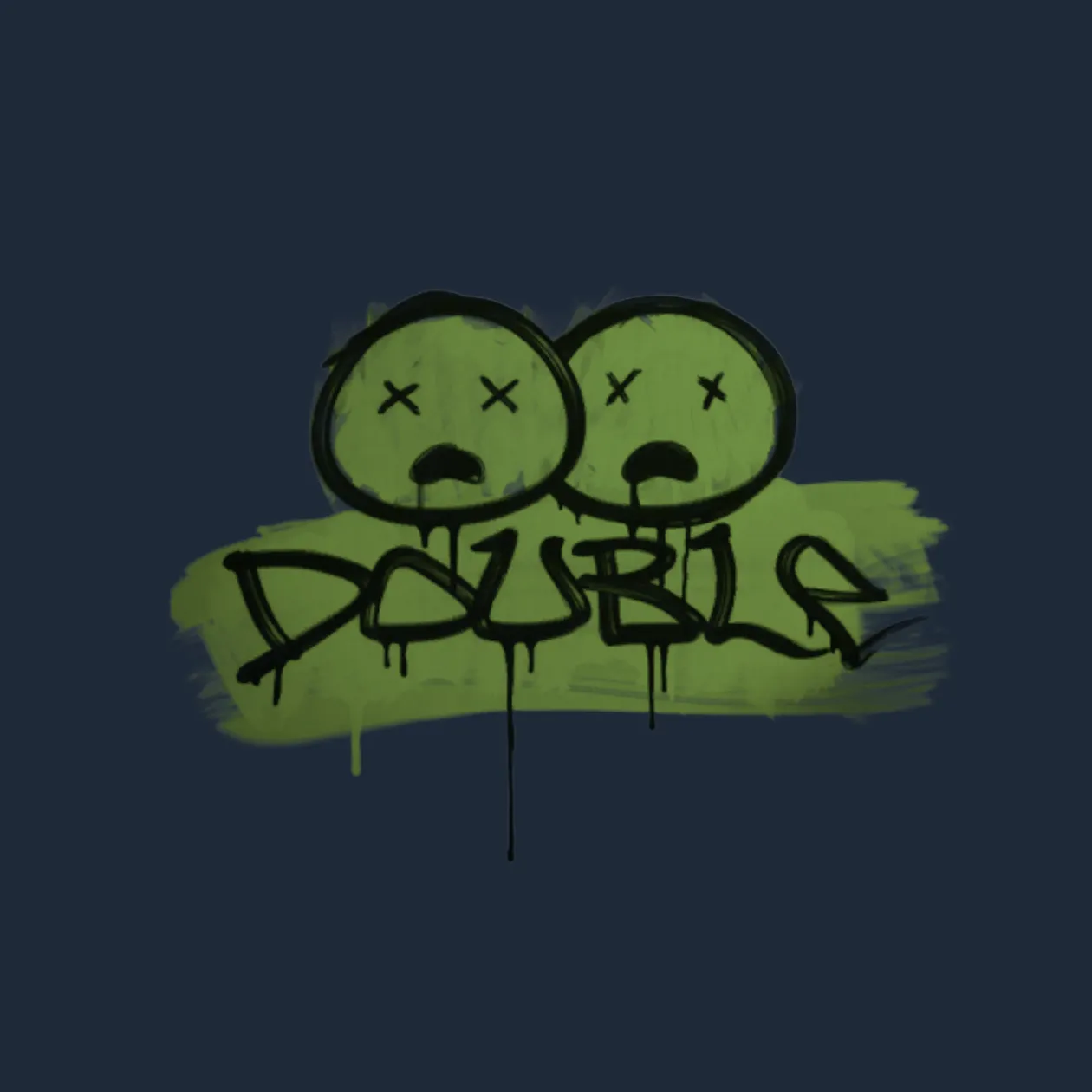 Sealed Graffiti | Double (Battle Green)