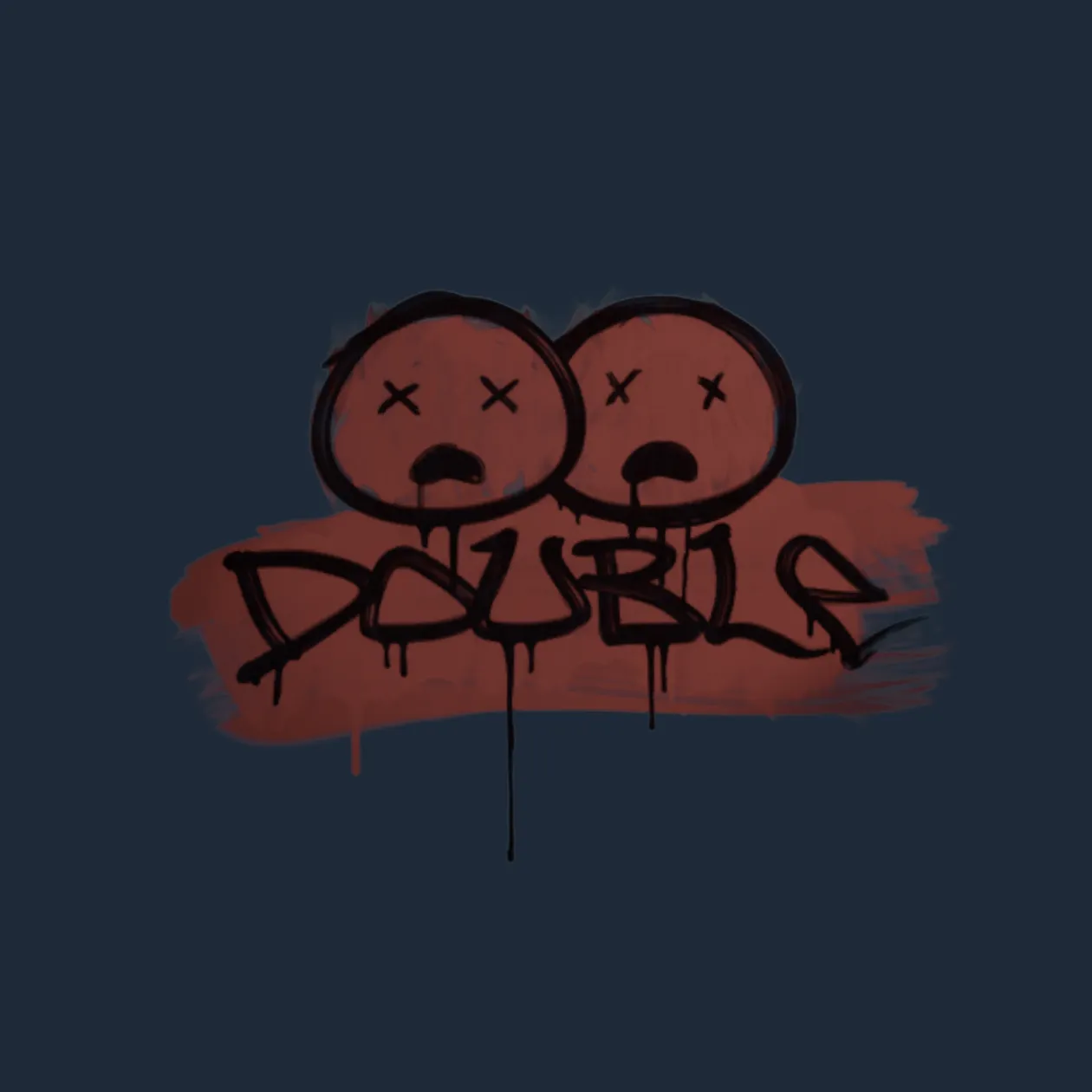 Sealed Graffiti | Double (Brick Red)