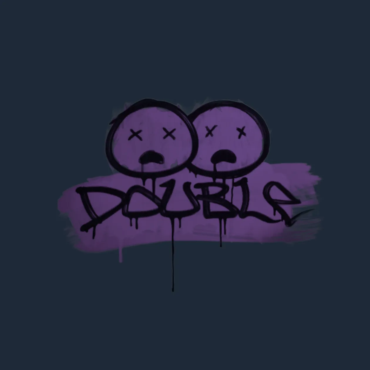 Sealed Graffiti | Double (Monster Purple)