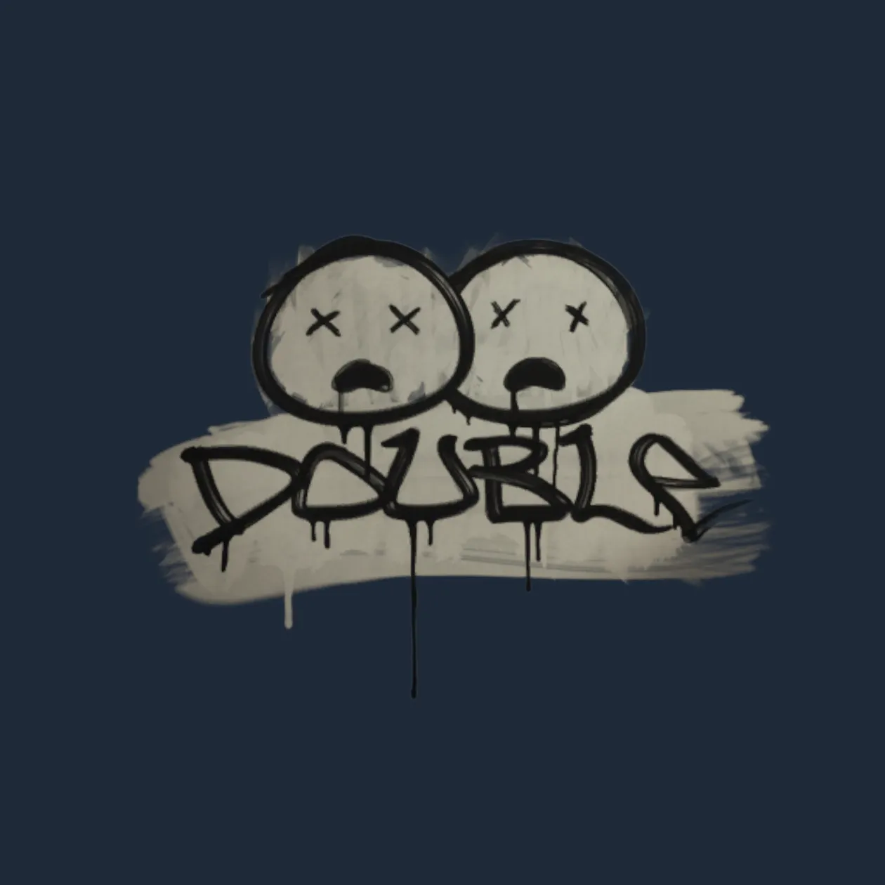 Sealed Graffiti | Double (Shark White)