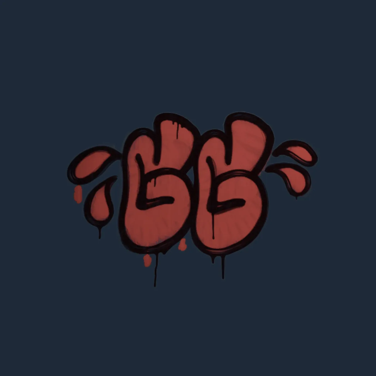 Sealed Graffiti | GGWP (Blood Red)