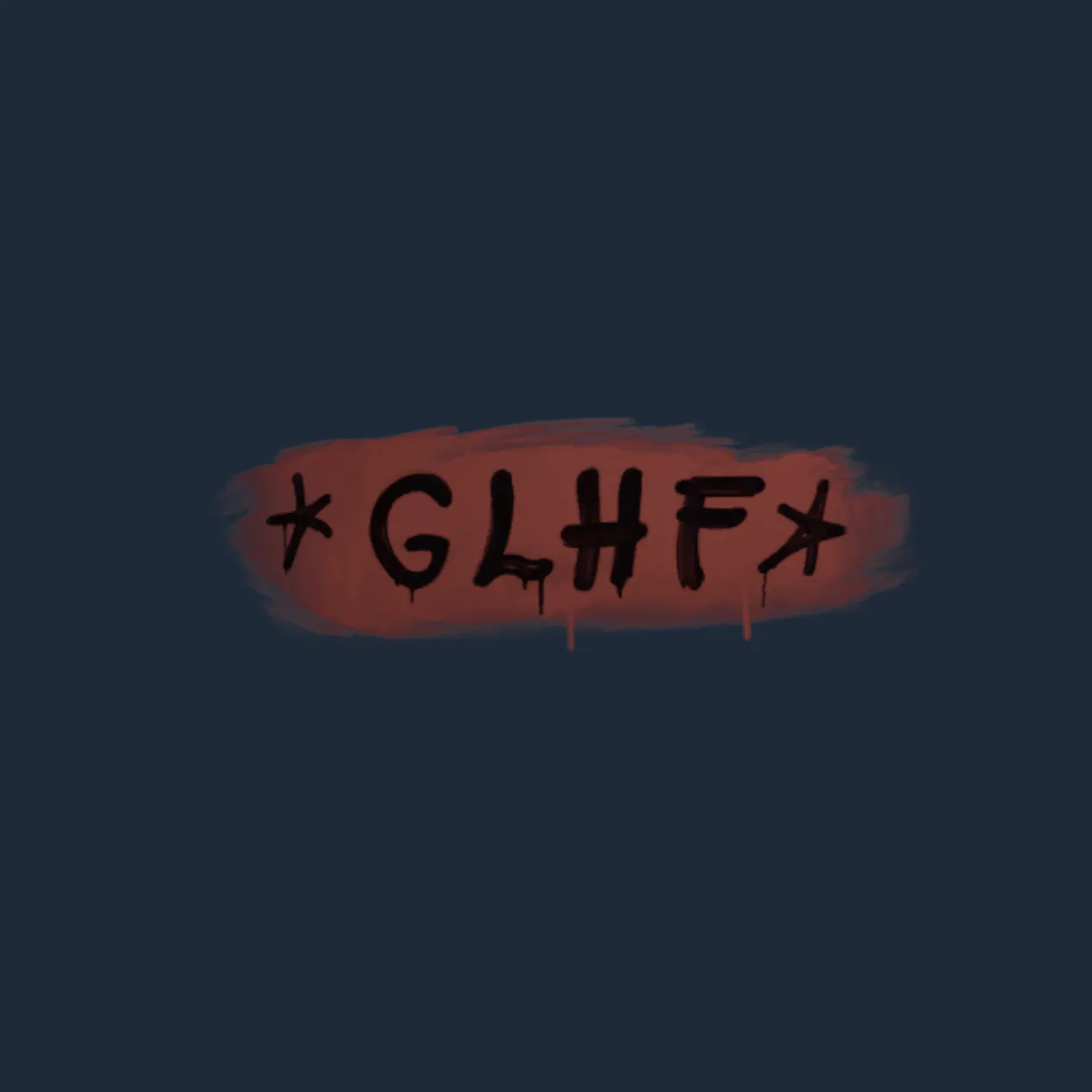 Sealed Graffiti | GLHF (Brick Red)