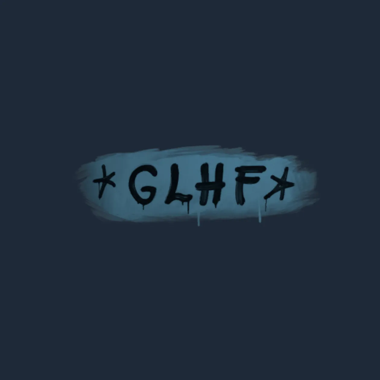 Sealed Graffiti | GLHF (Monarch Blue)