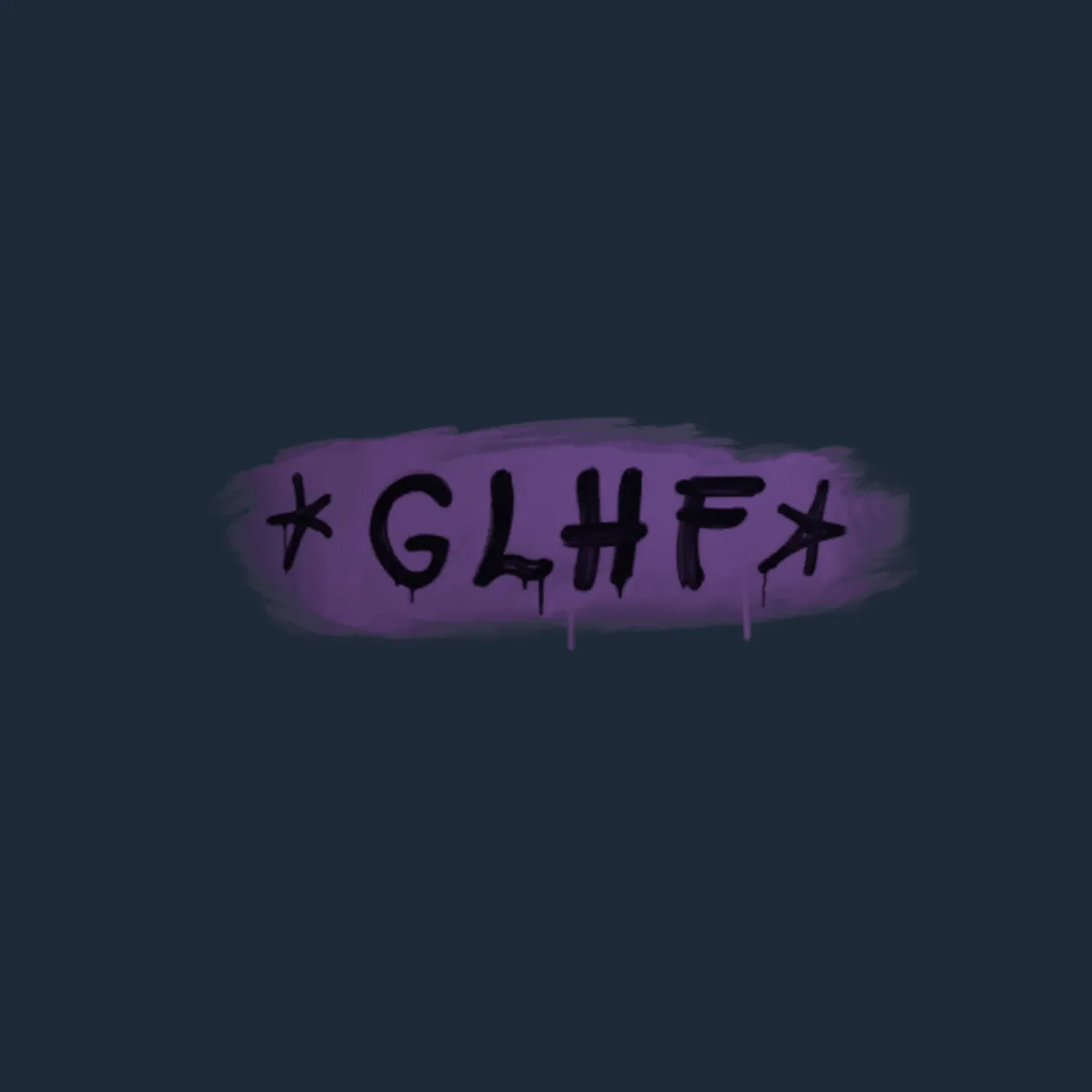 Sealed Graffiti | GLHF (Monster Purple)