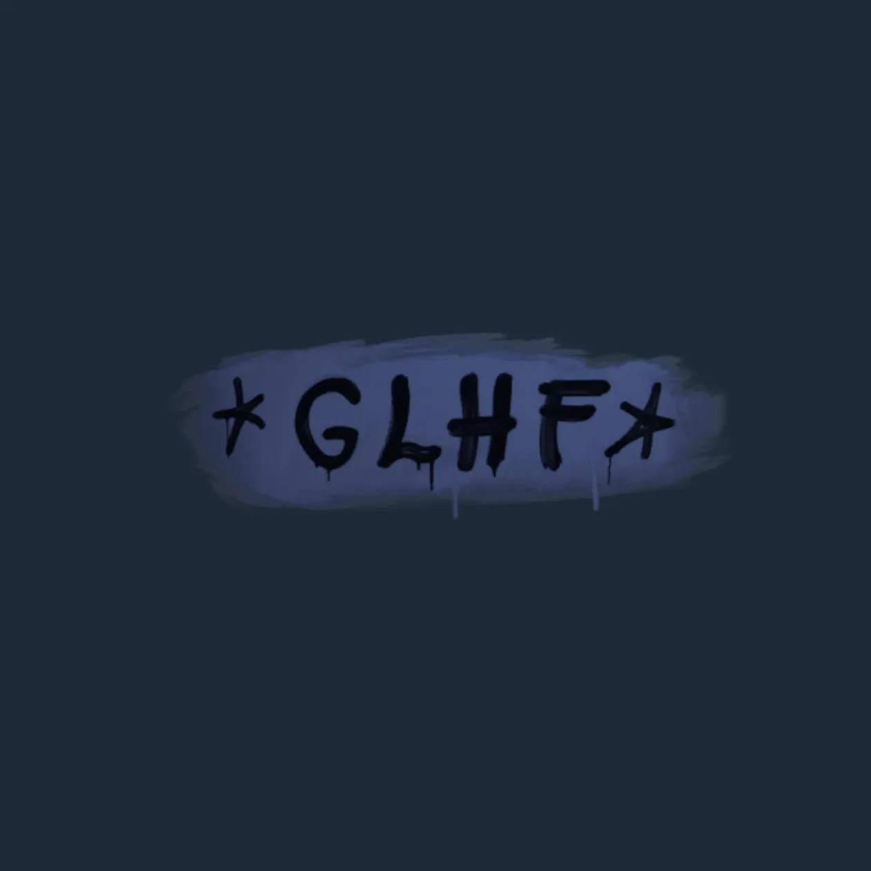 Sealed Graffiti | GLHF (Swat Blue)