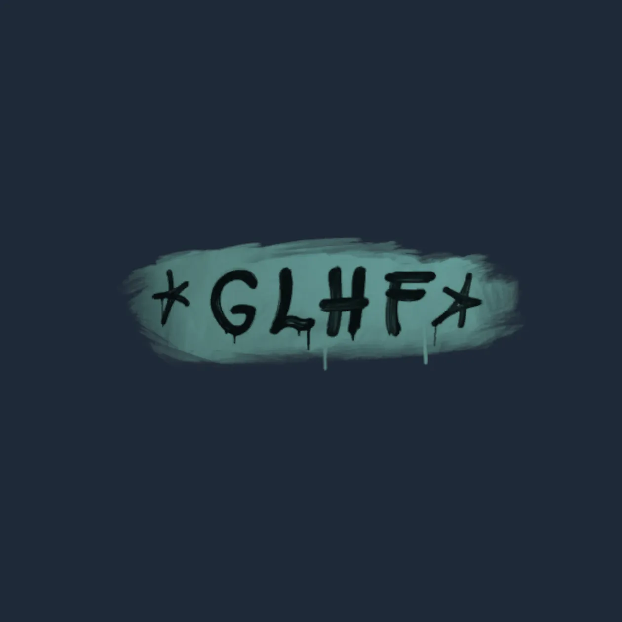 Sealed Graffiti | GLHF (Wire Blue)