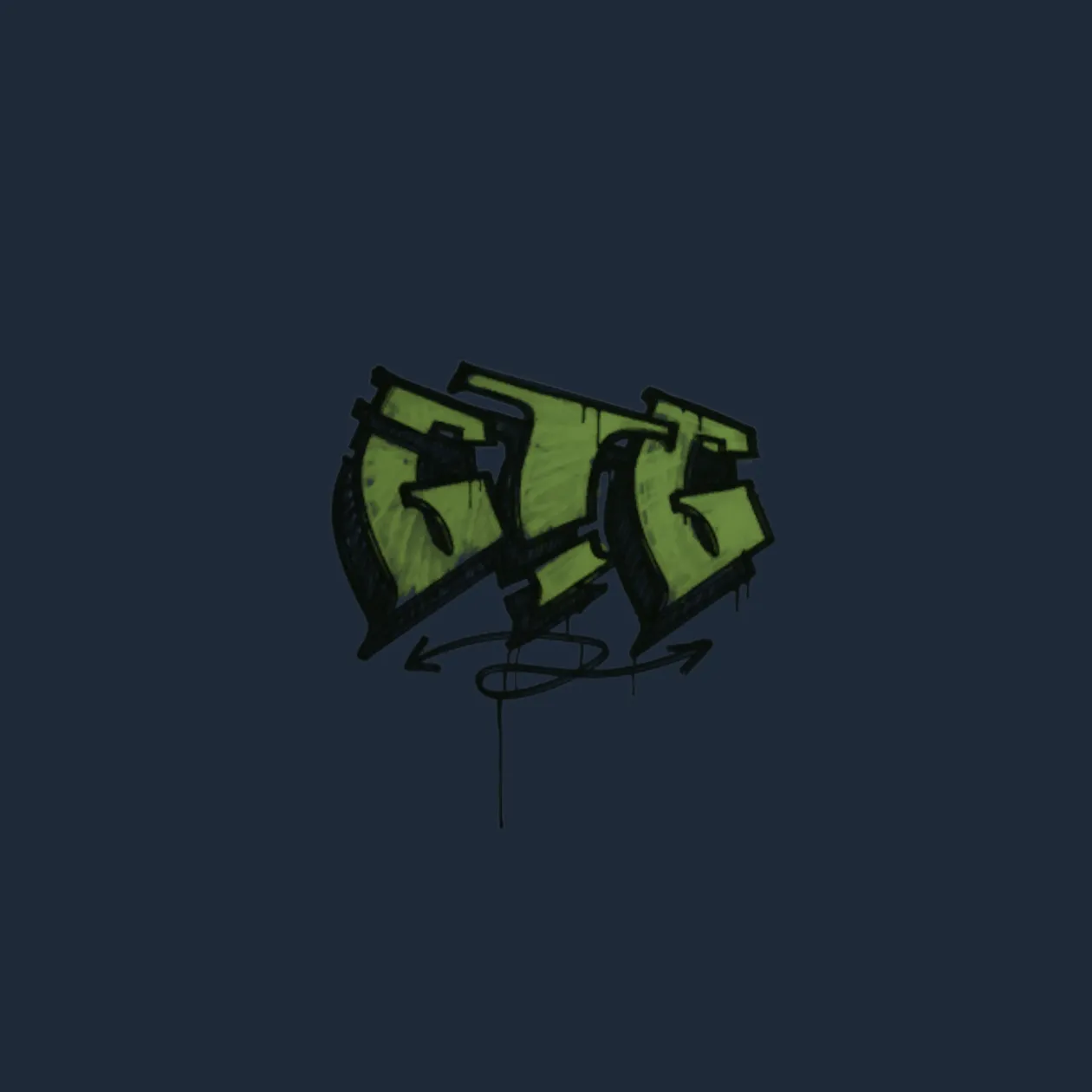Sealed Graffiti | GTG (Battle Green)
