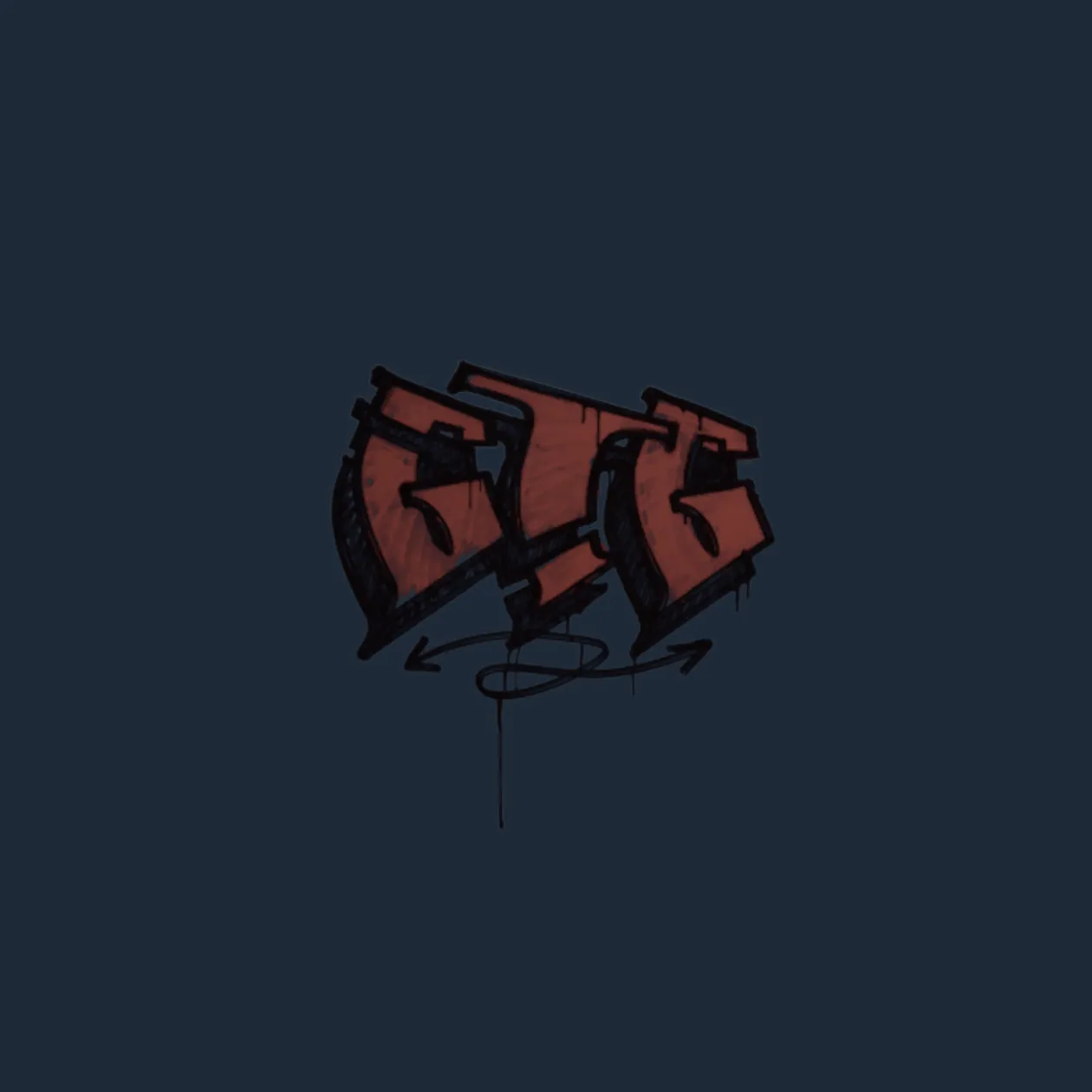 Sealed Graffiti | GTG (Brick Red)