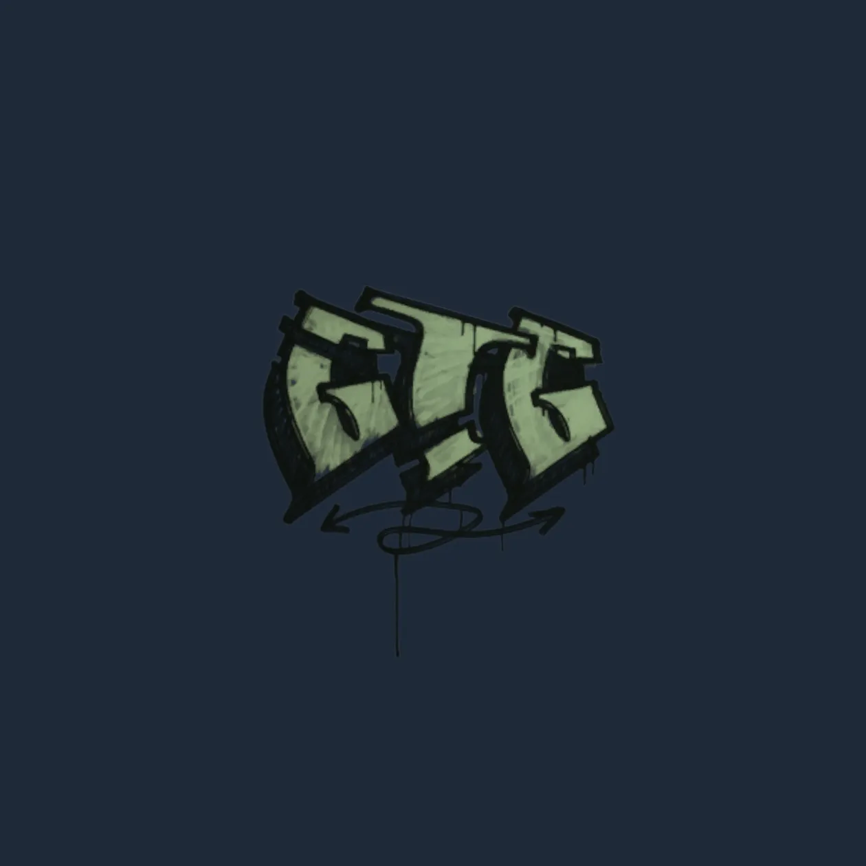 Sealed Graffiti | GTG (Cash Green)