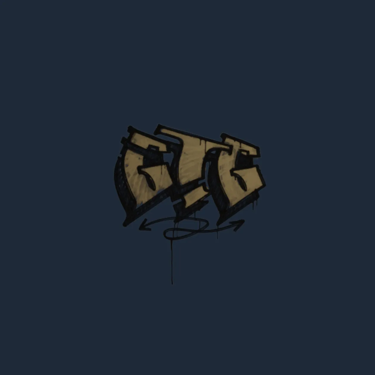 Sealed Graffiti | GTG (Dust Brown)