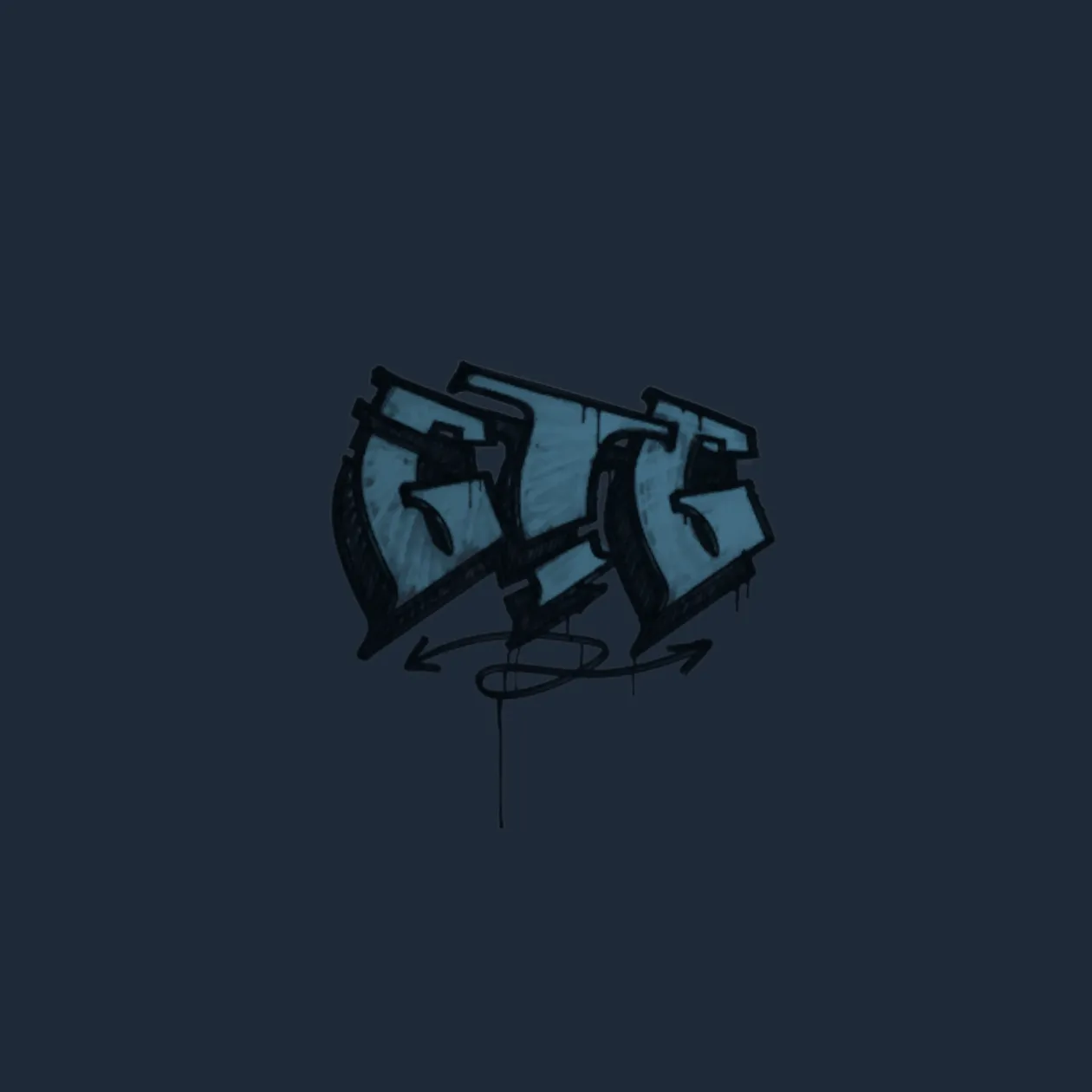 Sealed Graffiti | GTG (Monarch Blue)