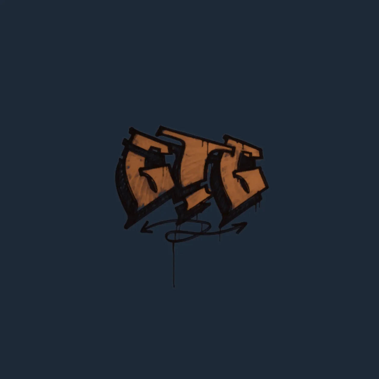 Sealed Graffiti | GTG (Tiger Orange)