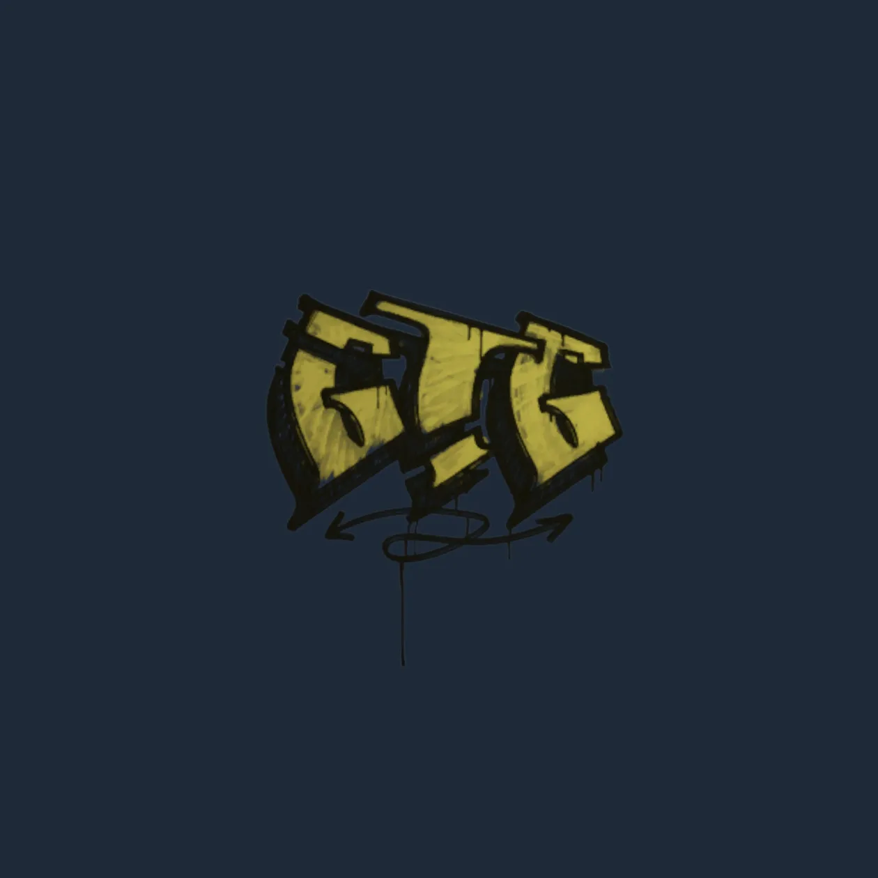 Sealed Graffiti | GTG (Tracer Yellow)