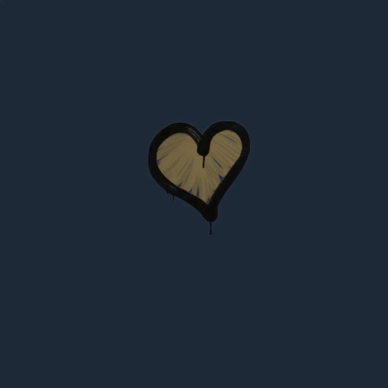 Sealed Graffiti | Heart (Dust Brown)