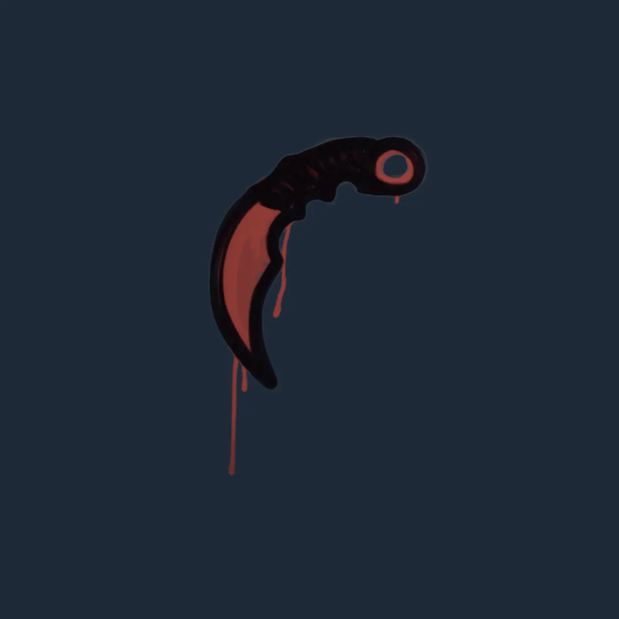 Sealed Graffiti | Karambit (Blood Red)
