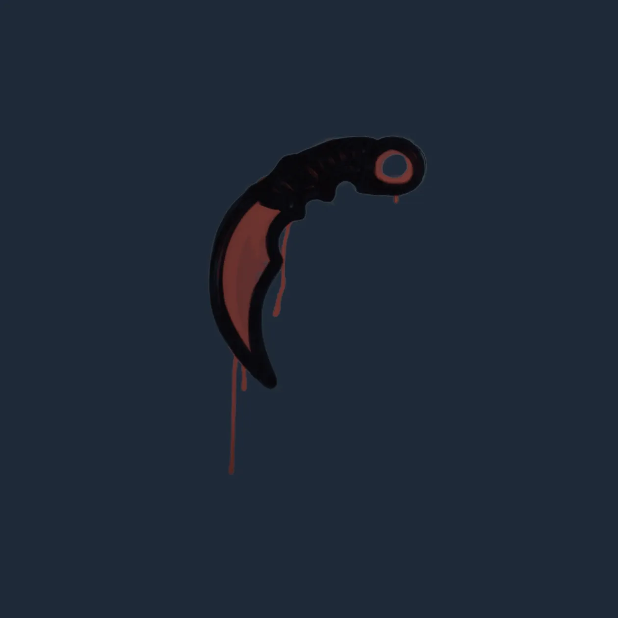 Sealed Graffiti | Karambit (Brick Red)
