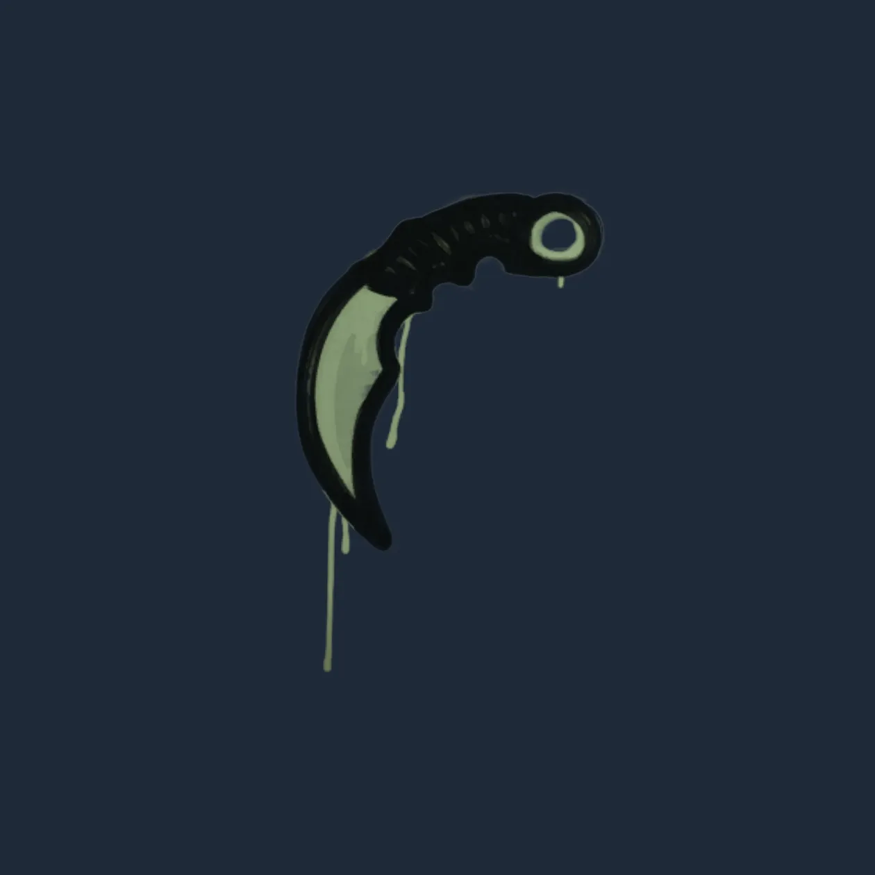 Sealed Graffiti | Karambit (Cash Green)
