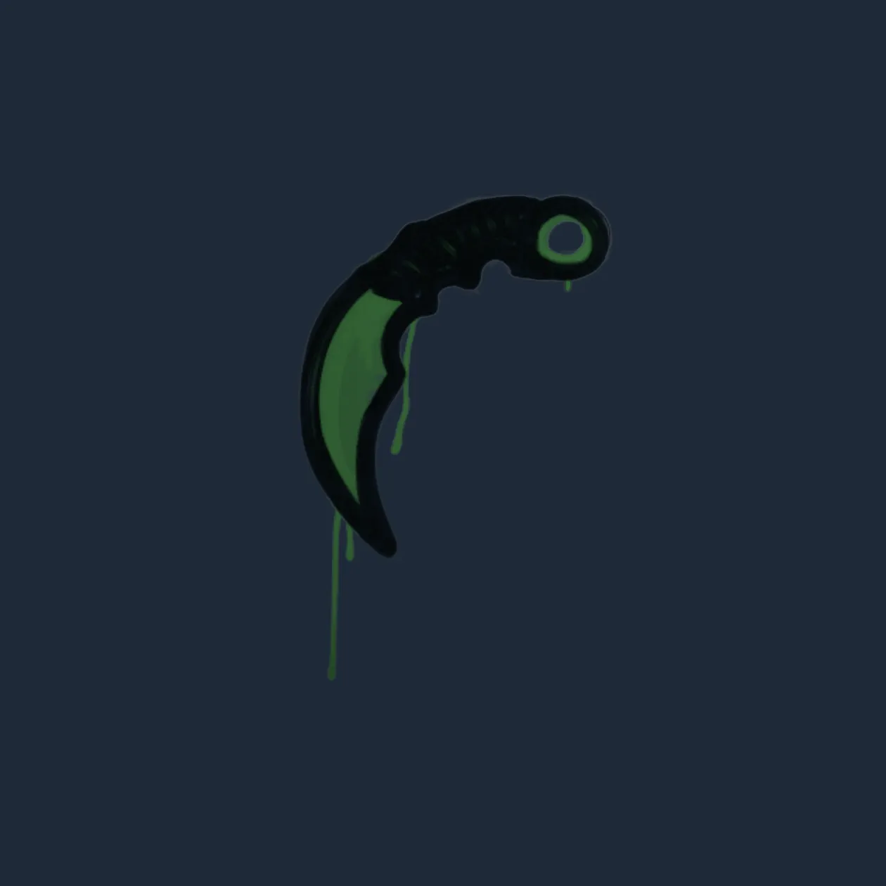 Sealed Graffiti | Karambit (Jungle Green)