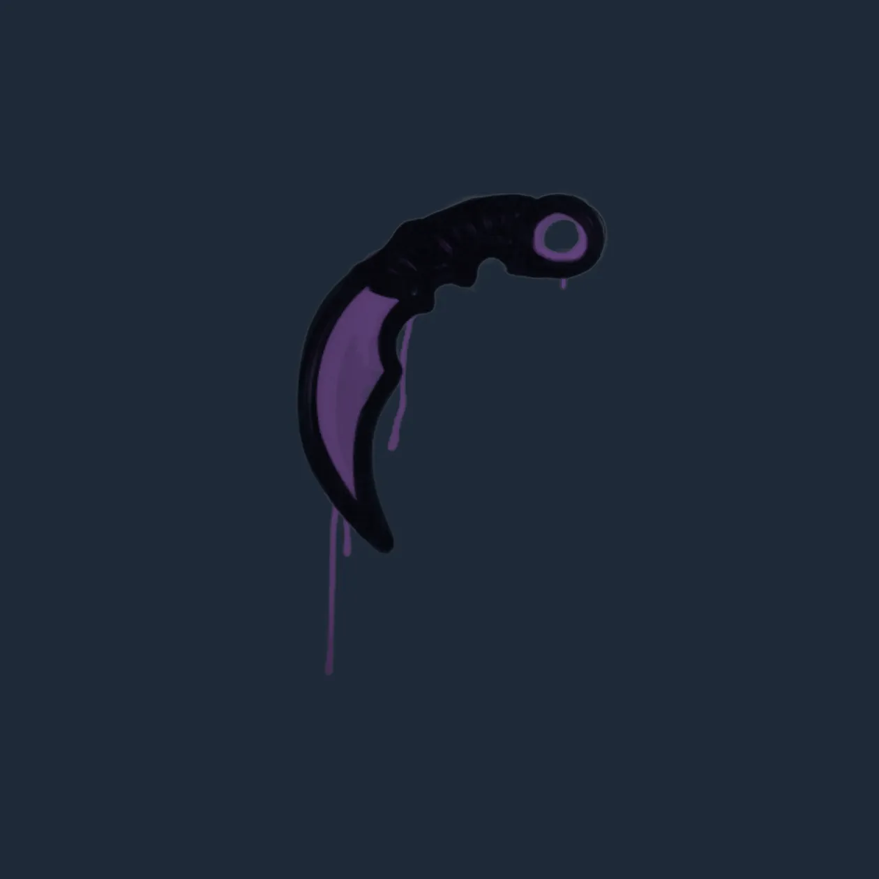 Sealed Graffiti | Karambit (Monster Purple)