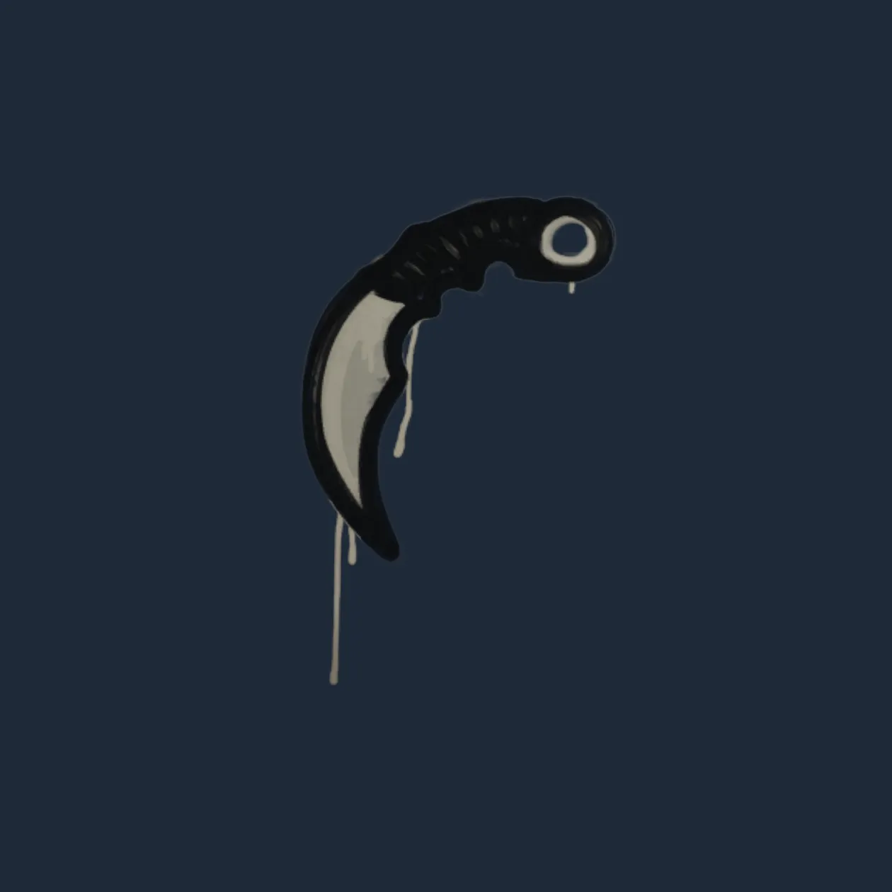 Sealed Graffiti | Karambit (Shark White)